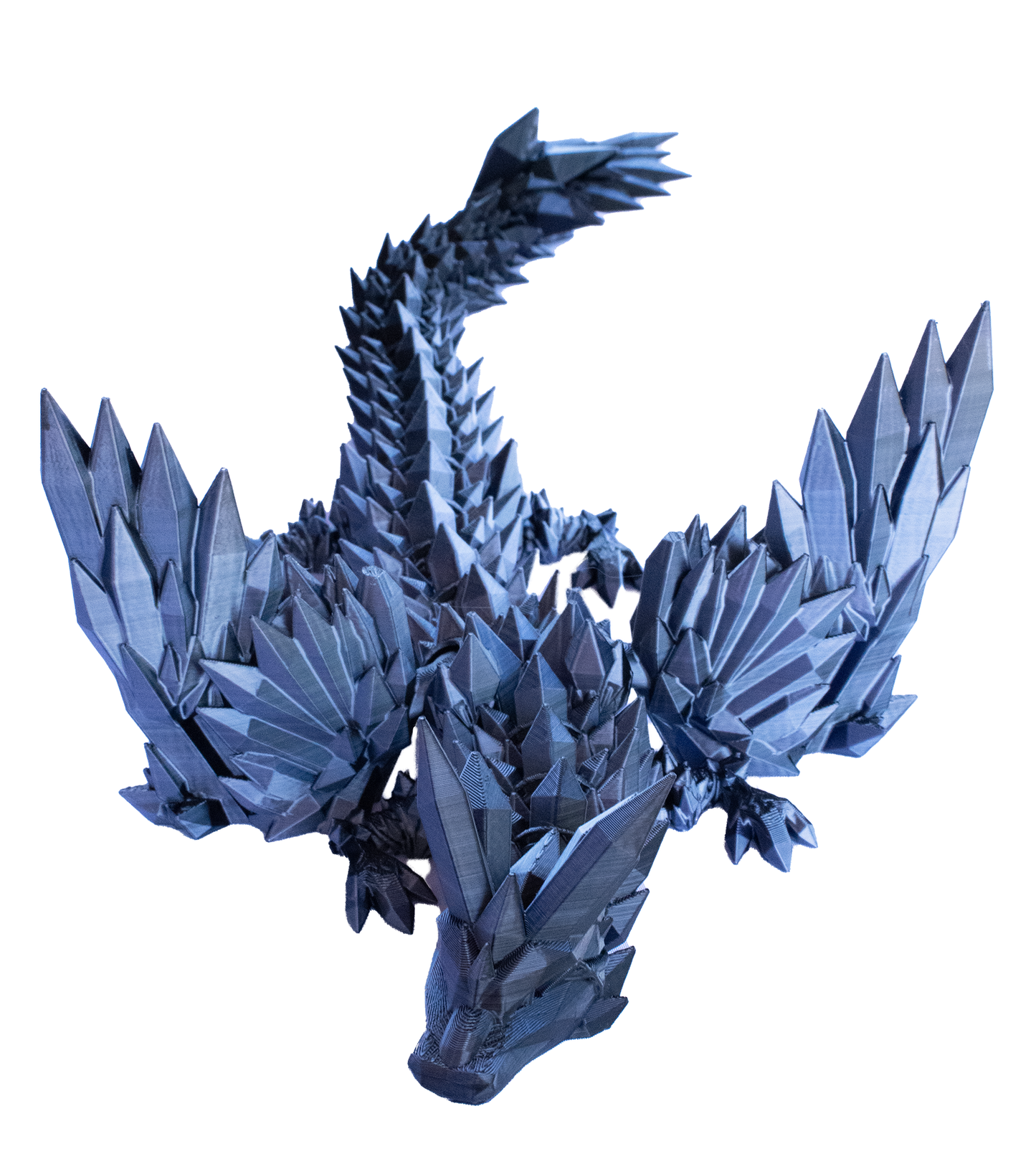 3D Printed Crystal Dragon With Wings