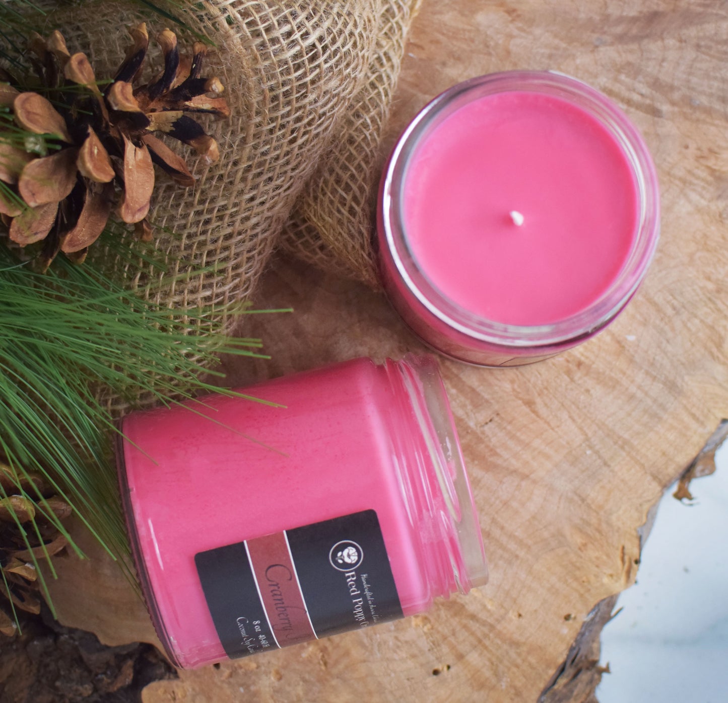 Cranberry Prosecco Hand Poured Candle