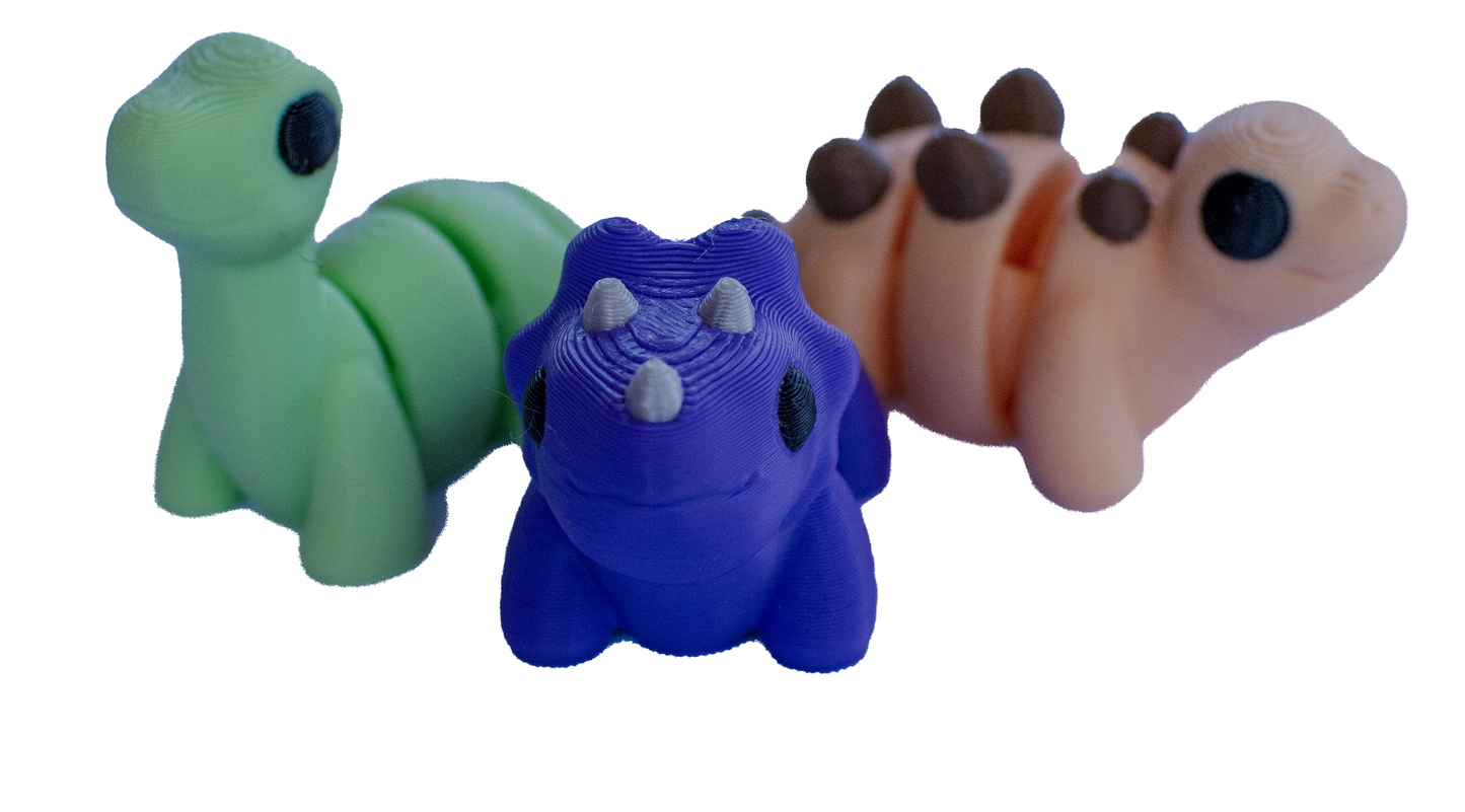 3D Printed Micro Dinosaurs