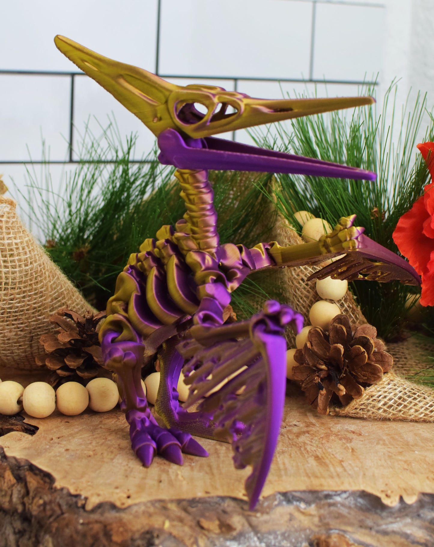 3D Printed Dinosaur Skeleton Pterodactyl