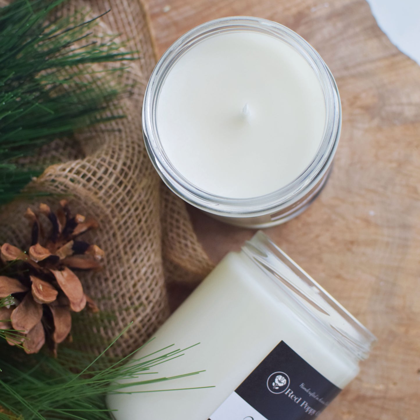 Woodland Snow Candle