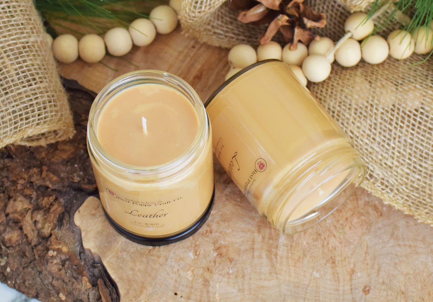 Leather Candle