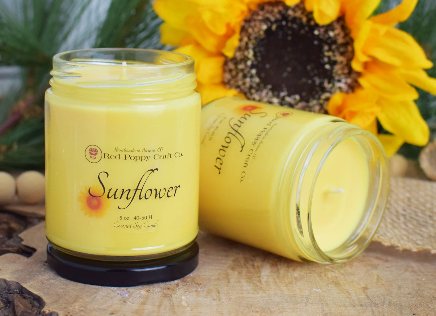 Sunflower Candle