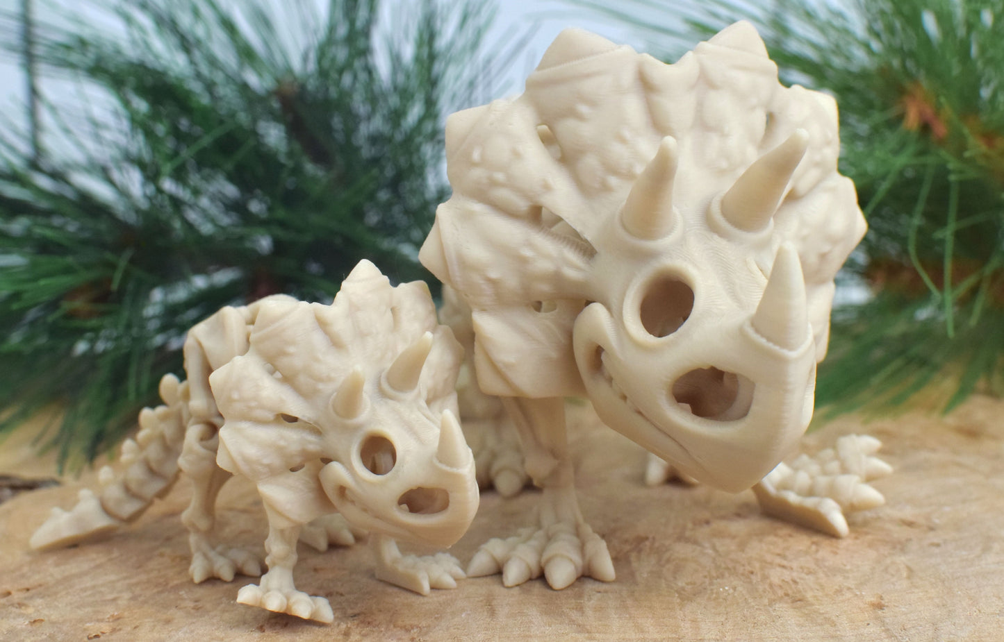 3D Printed Triceratops Skeleton