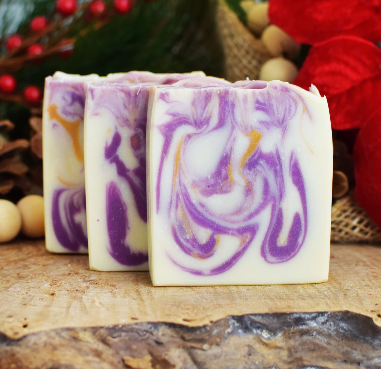 Cashmere Plum Tussah Silk Soap