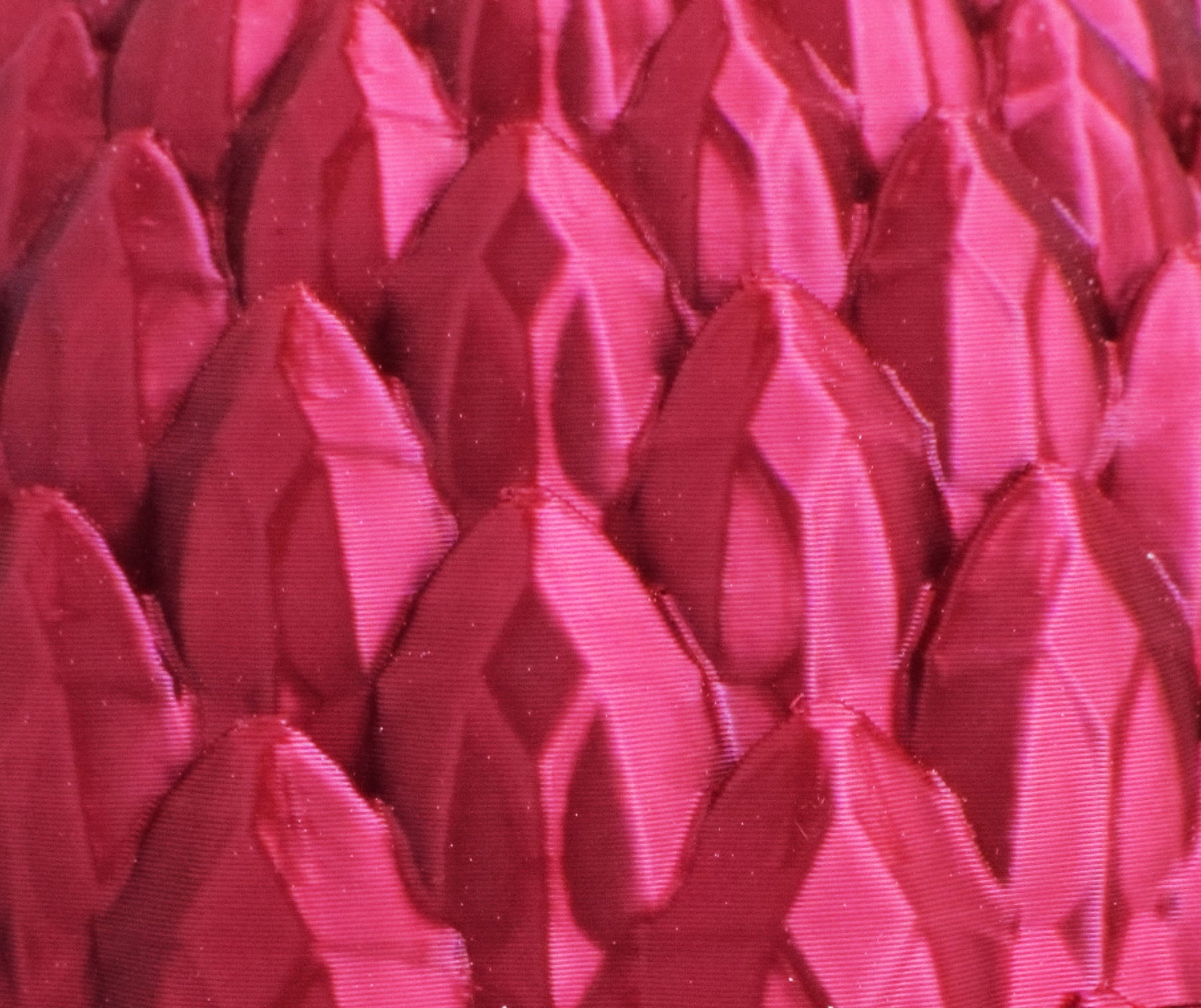 Close-up of red textured Dragon Egg