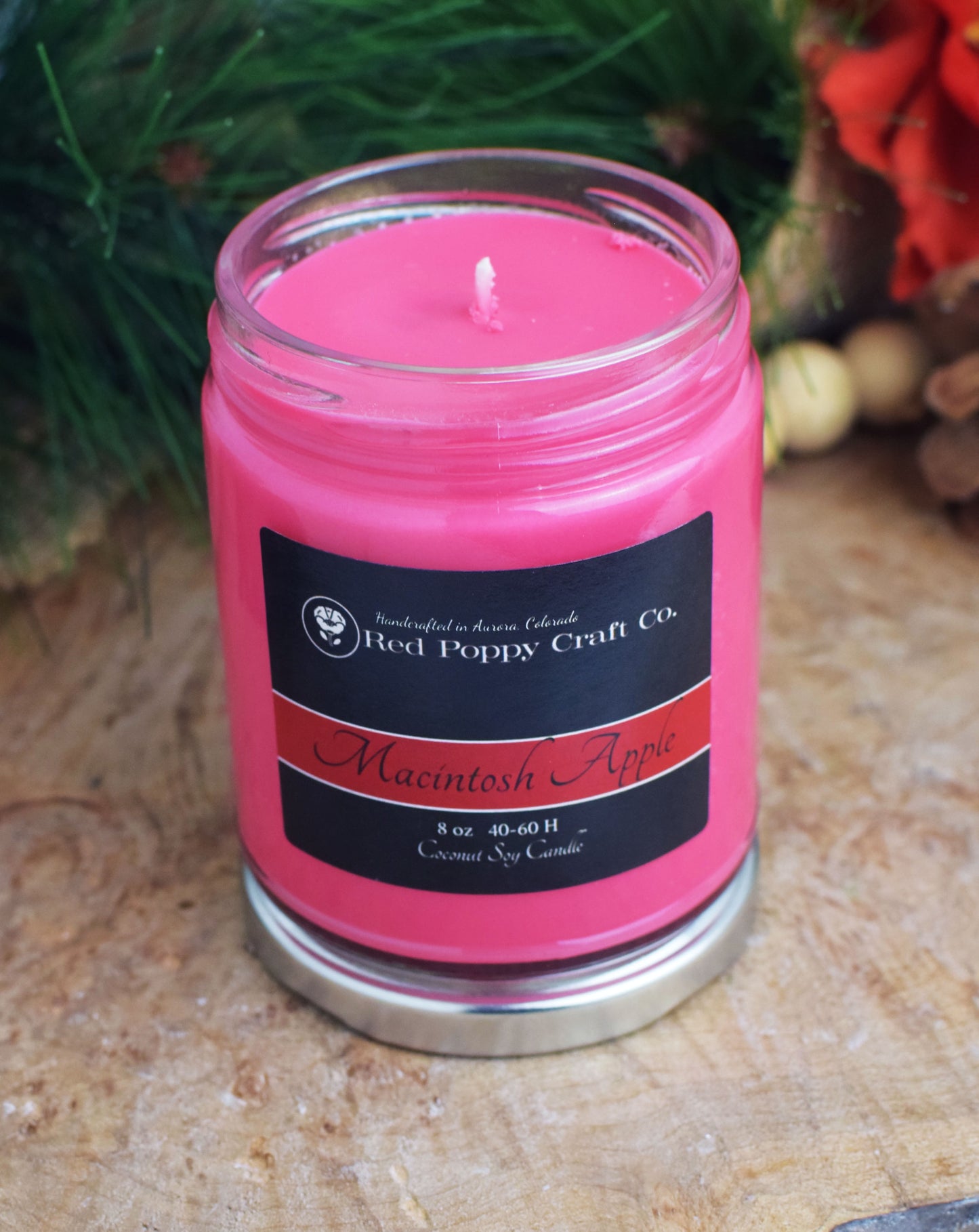 Macintosh Apple Candle