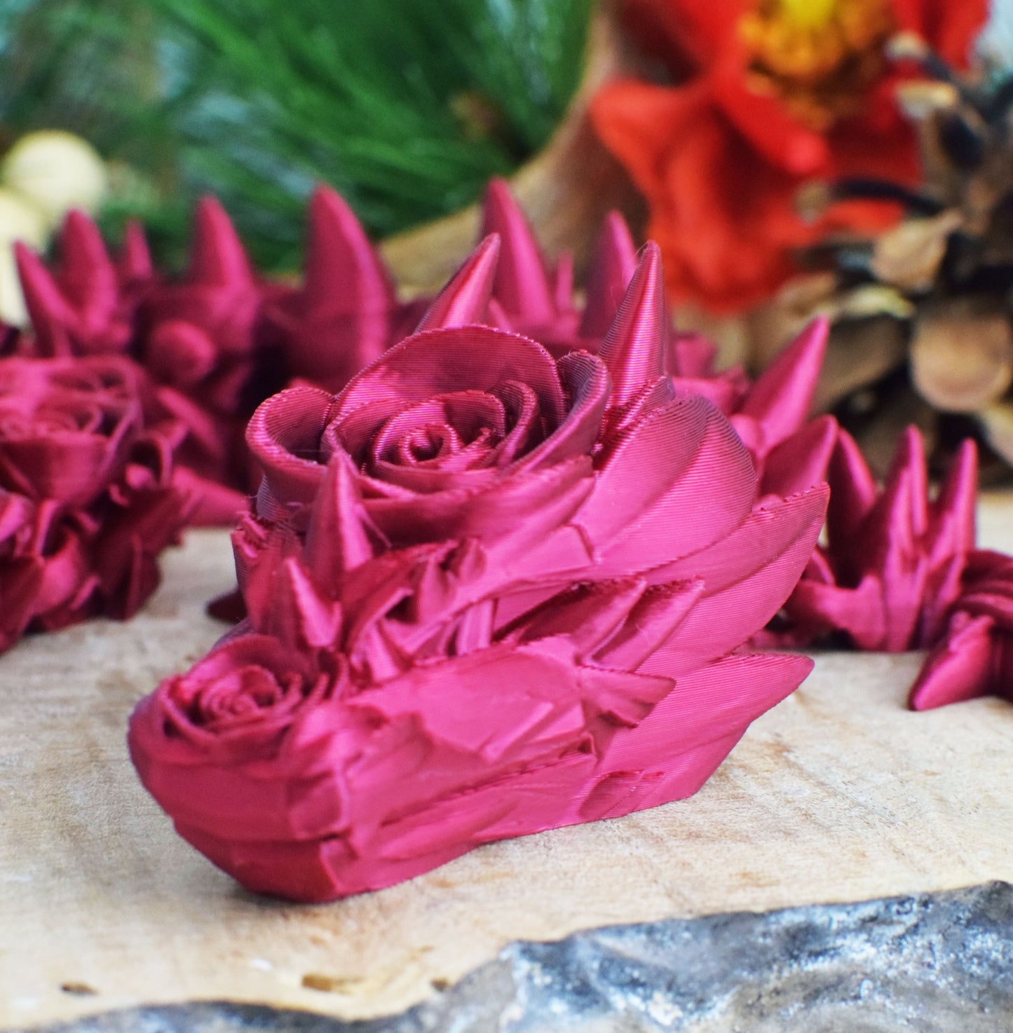 3D Printed Rose Dragon