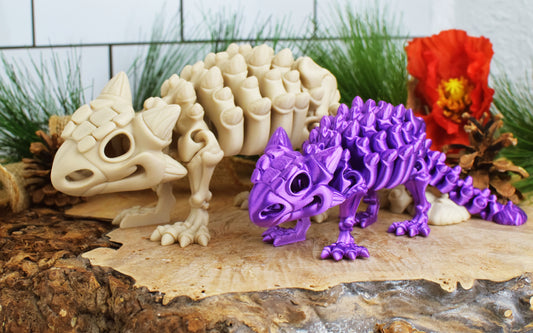 3D Printed Ankylosaur Skeleton