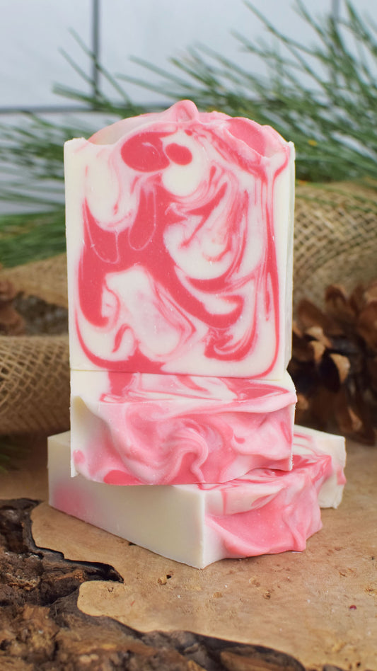 Candy Cane Soap