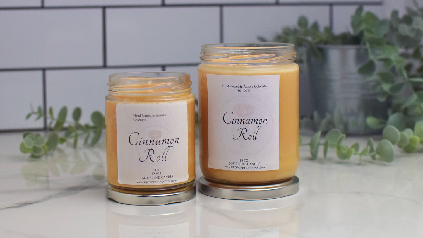 Cinnamon Roll Candle