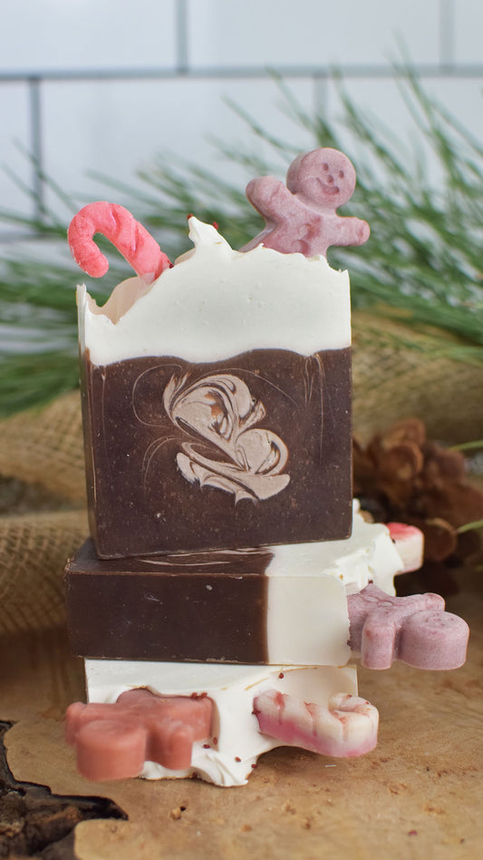 Peppermint Hot Chocolate Soap