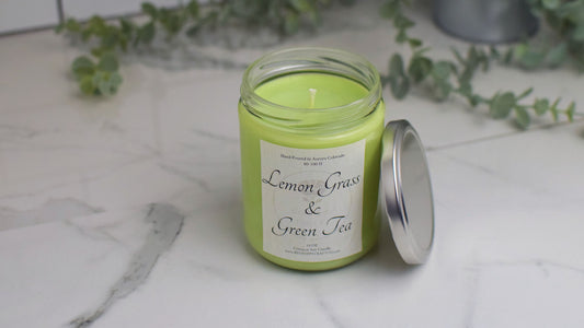 Green tea and Lemongrass Candle