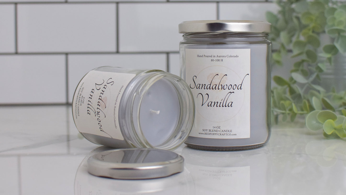 Sandalwood Vanilla Candle