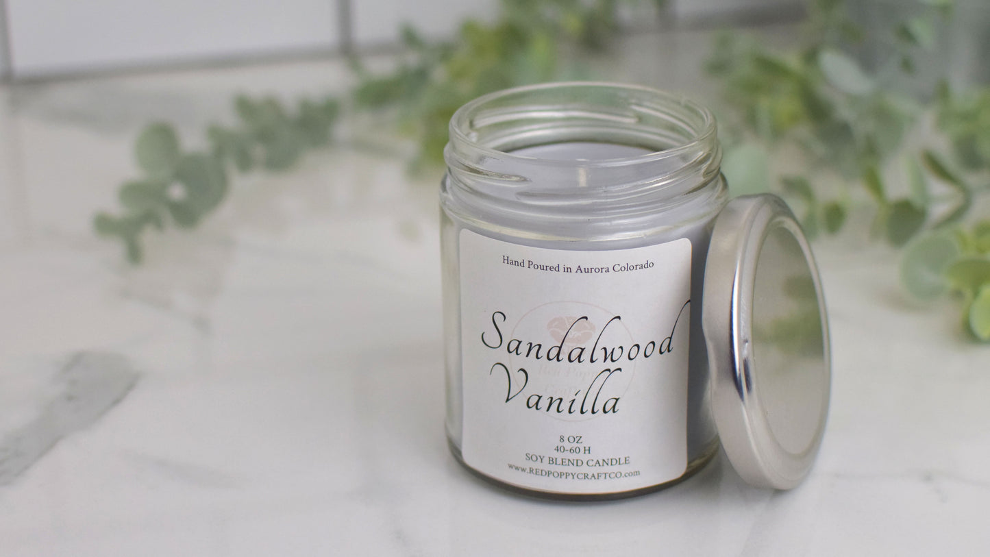 Sandalwood Vanilla Candle