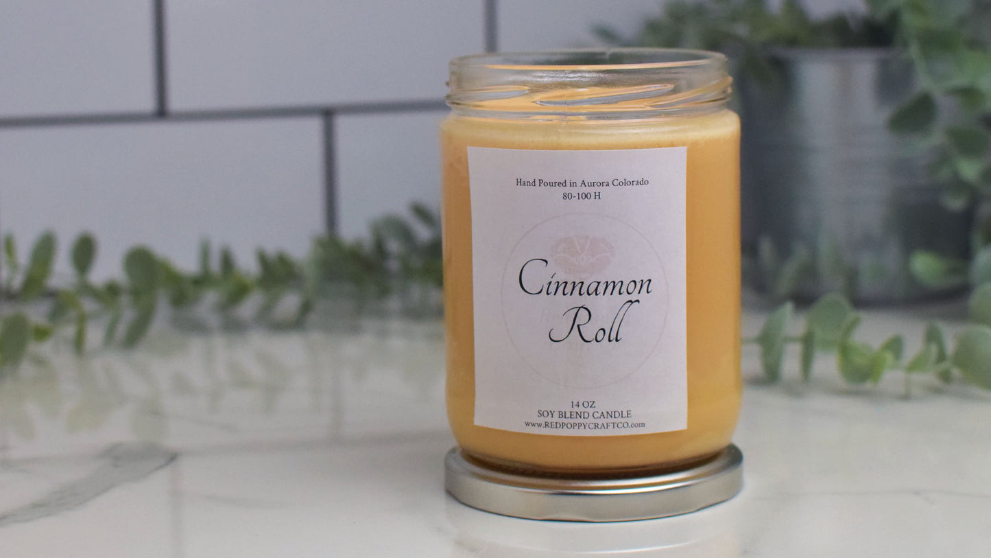 Cinnamon Roll Candle